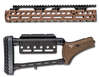 Costa Rossi 95 Pistol Grip Lever Stock Set i Root Beer erbjuder en lätt, justerbar design med M-LOK-system, perfekt för Rossi 95 gevär.